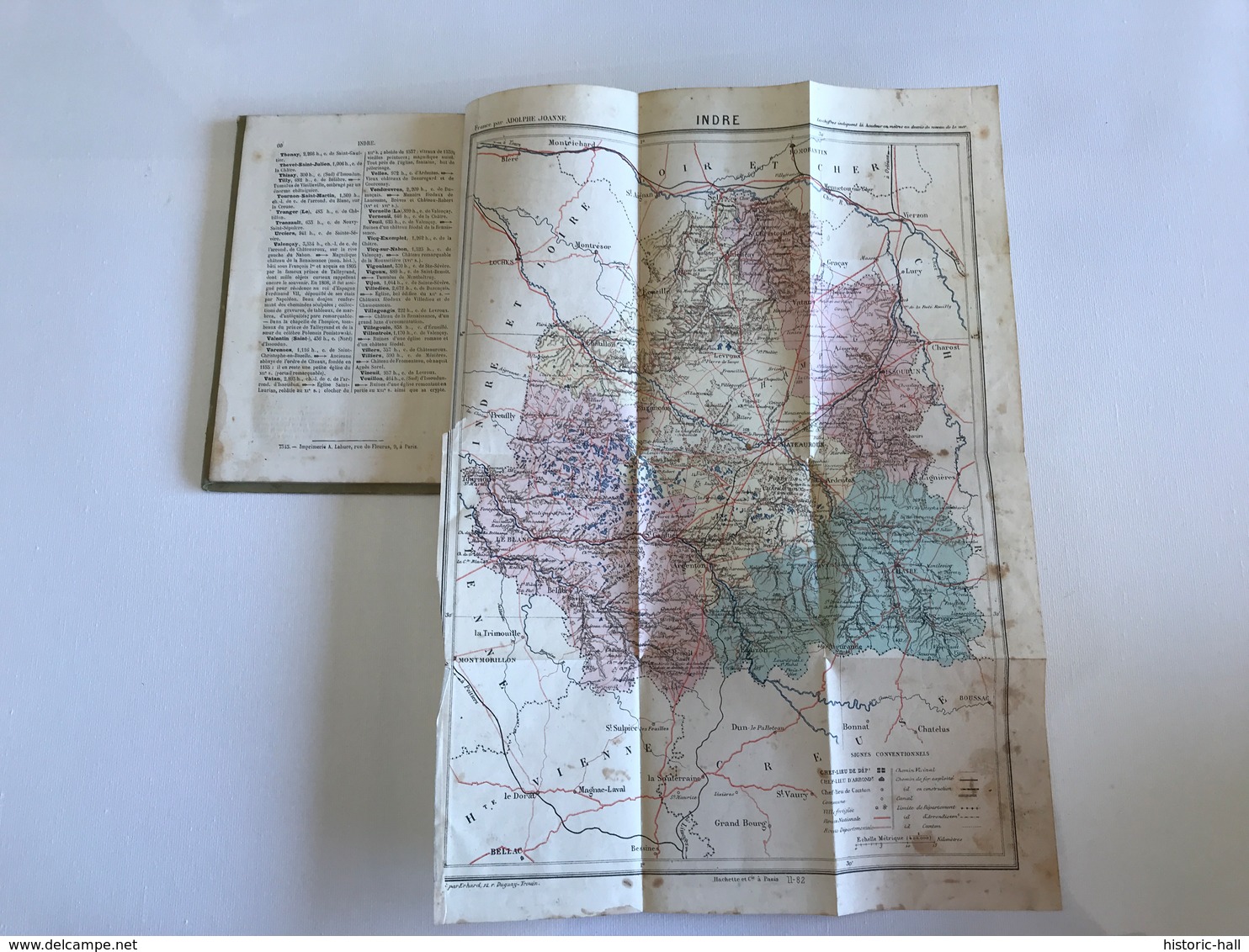 Geographie De L’INDRE - 1885 - Adolphe Joannes - Géographie