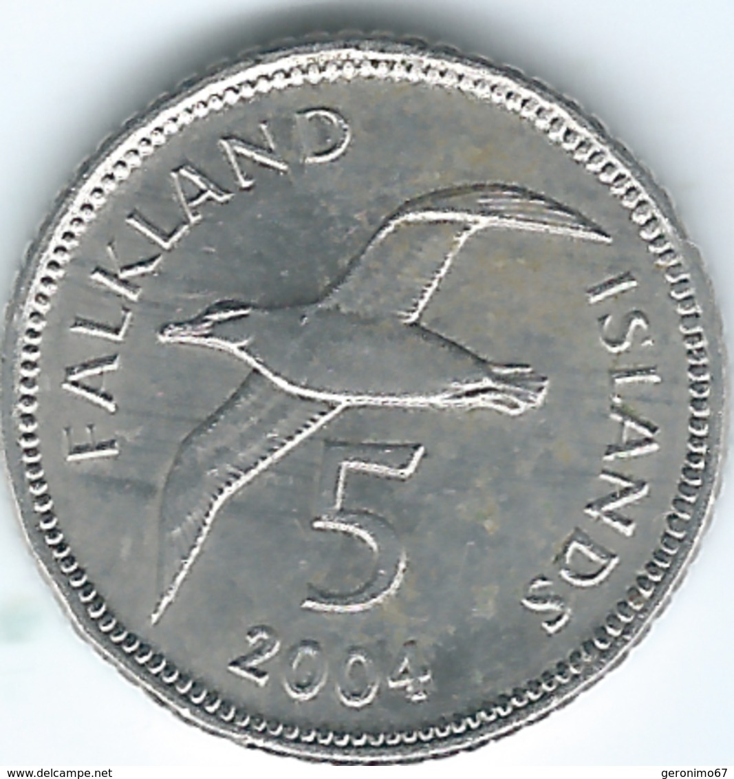 Falkland Islands - 2004 - Elizabeth II - 5 Pence - KM132 - Falkland