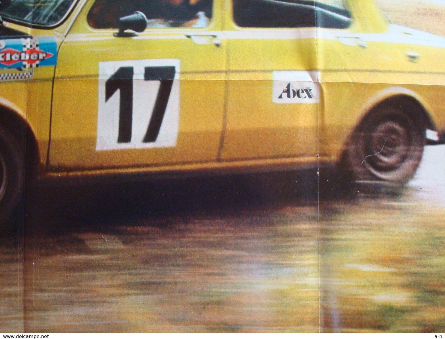 Grand Poster Simca Rallye 2 , S R T .Original 1970 + . - Other & Unclassified