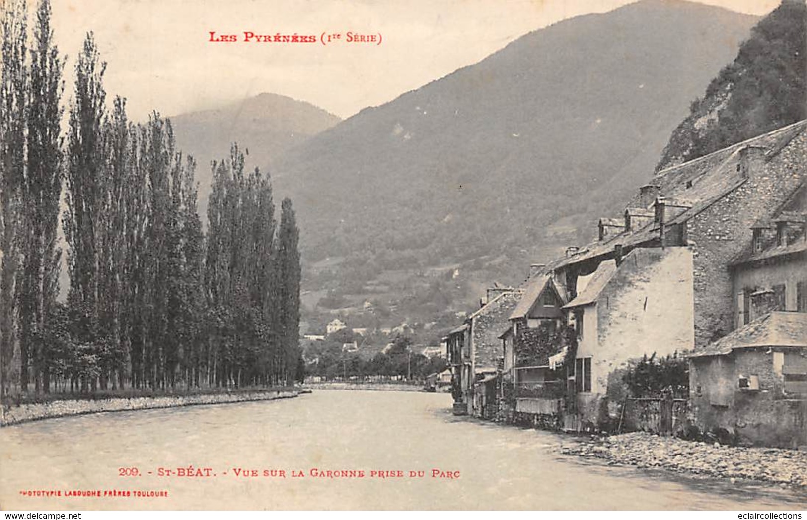 Saint Béat           31           Vue Sur La Garonne                 (Voir Scan) - Sonstige & Ohne Zuordnung