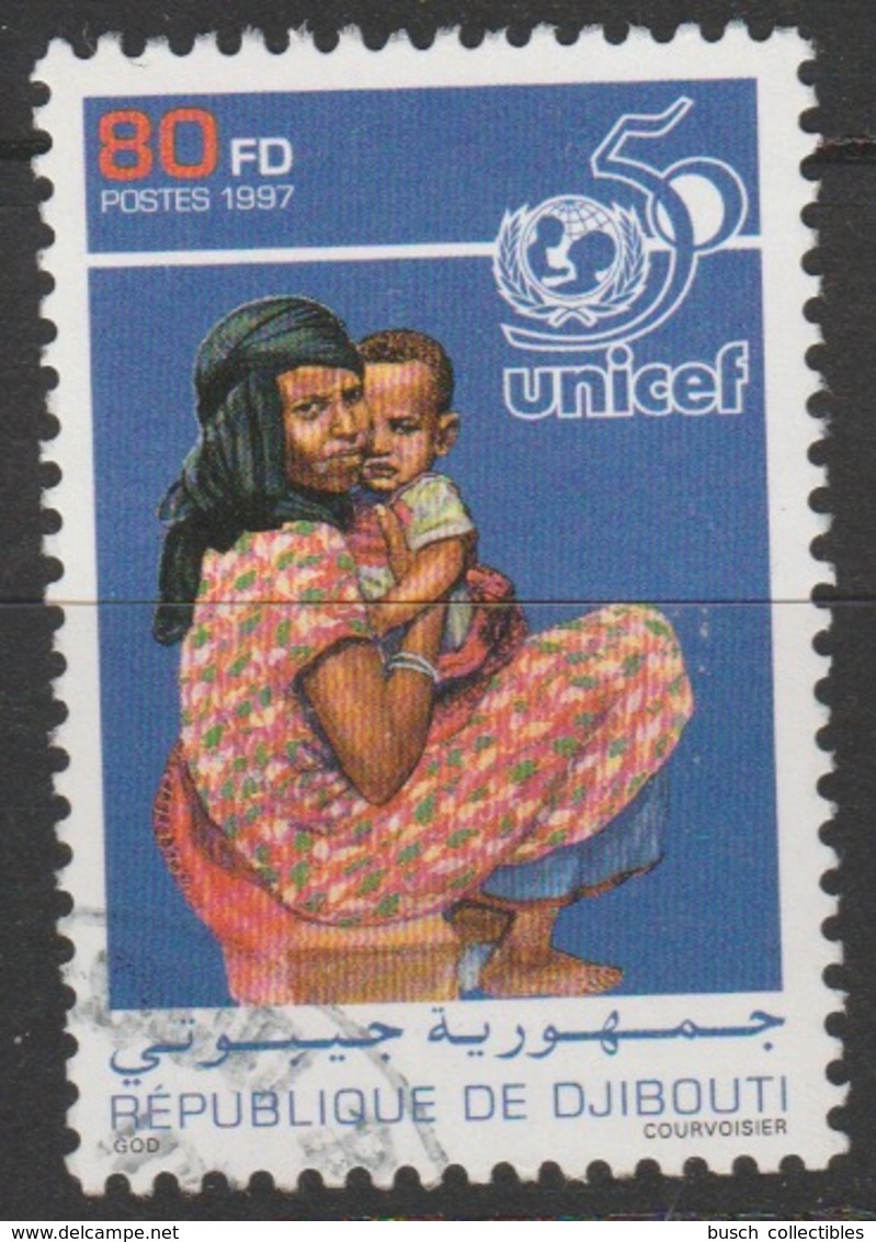 Djibouti Dschibuti 1997 Mi. 632 Obl. UNICEF RARE - Dschibuti (1977-...)