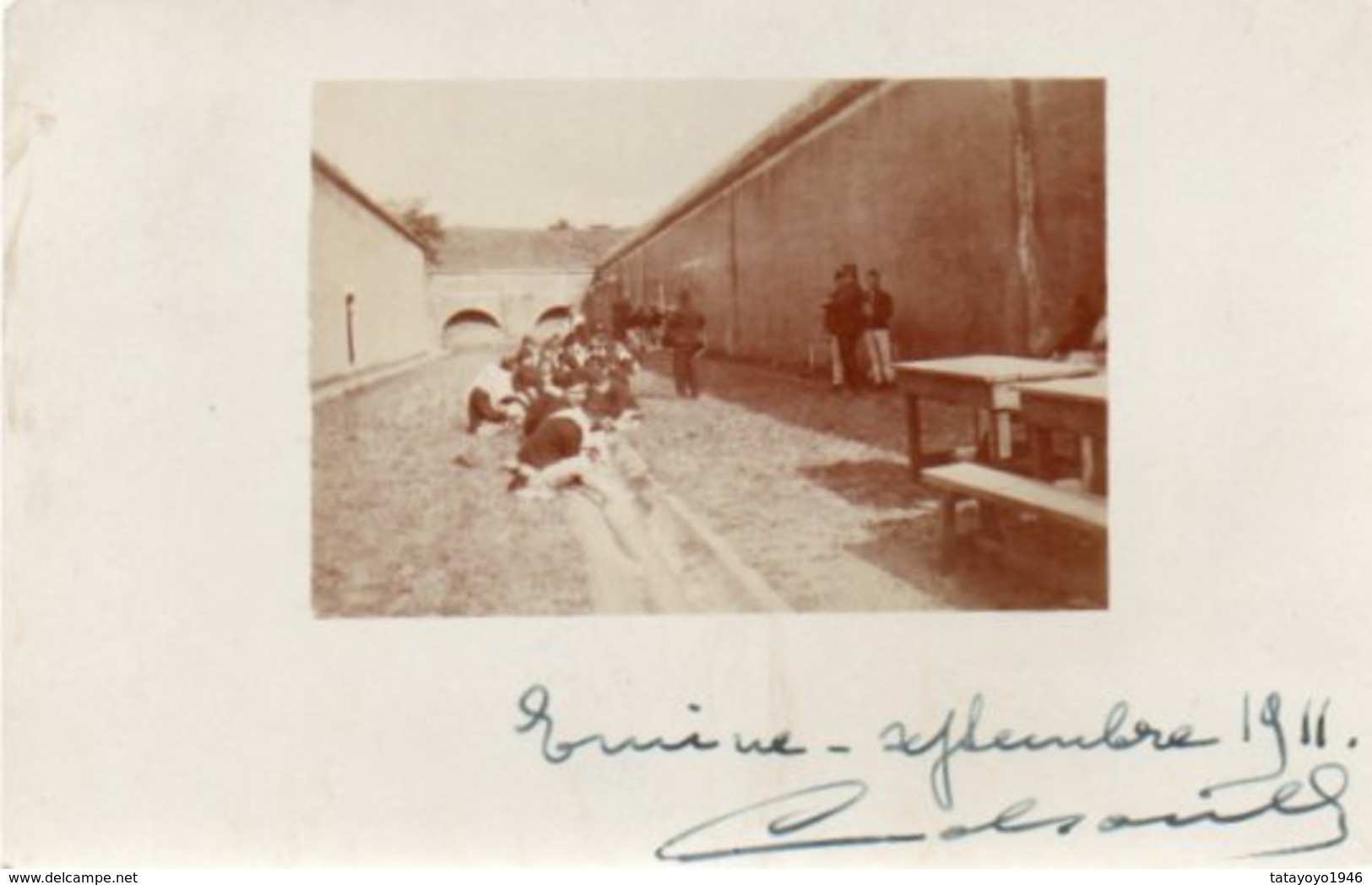 Emines Le Fort Carte Photo De Septembre 1911 Circulé - La Bruyère