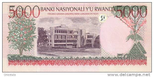 RWANDA P. 28a 5000 F 1998 UNC - Rwanda