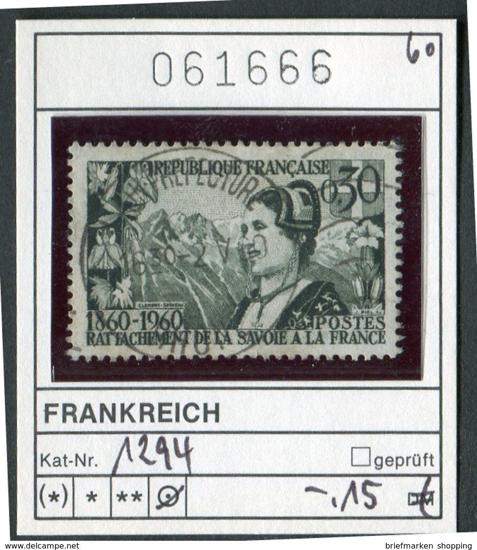 Frankreich - France - Francia - Frankrijk - Michel 1294 - Oo Oblit. Used Gebruikt - Gebruikt