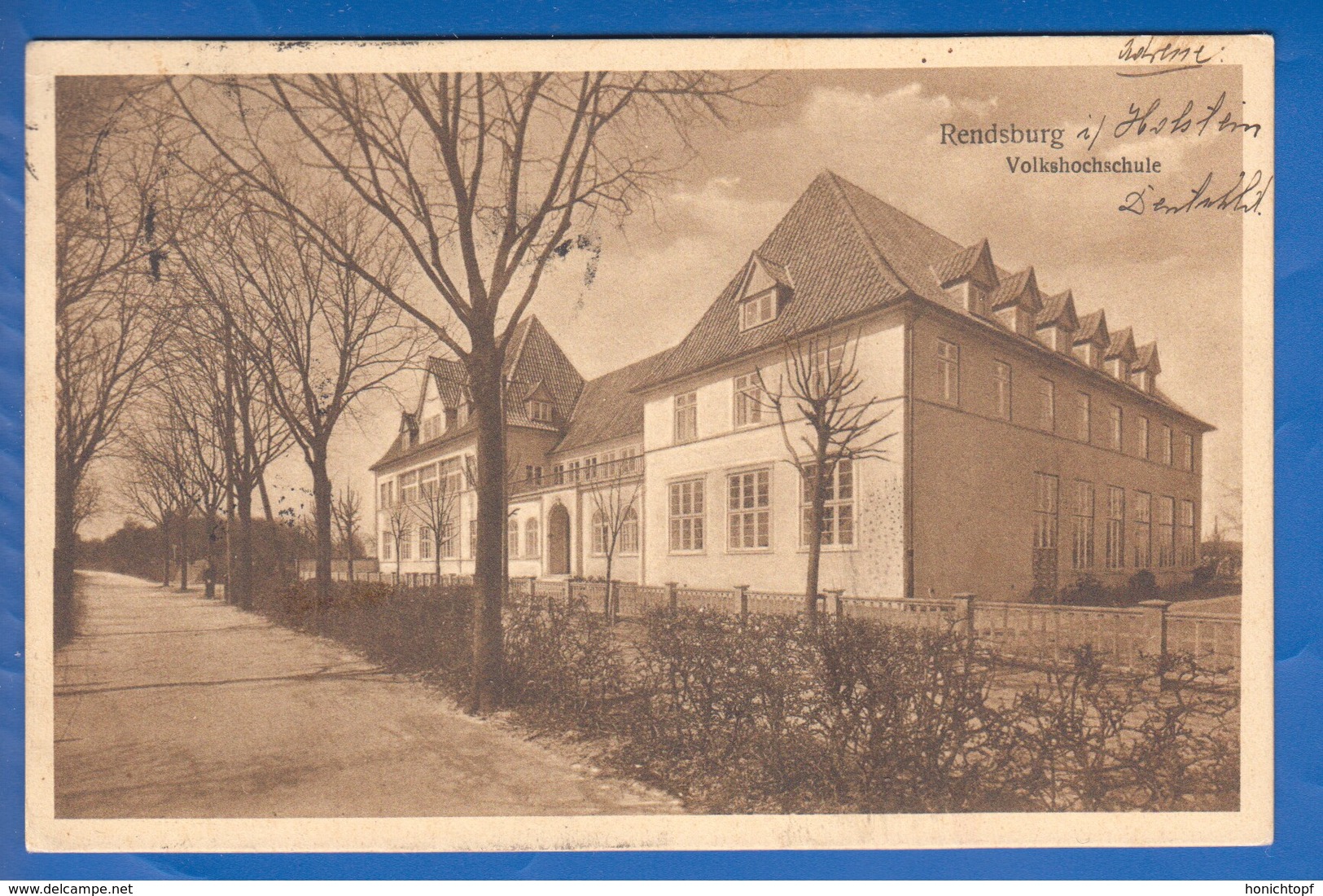 Deutschland; Rendsburg; Volkshochschule; 1930 - Rendsburg