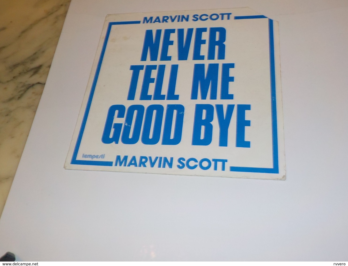 45 TOURS  MARVIN SCOTT MAMY BLUE 1982 - Reggae