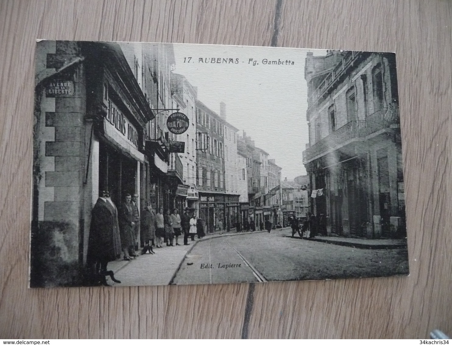 CPA 07 Ardèche Aubenas Faubourg Gambetta - Aubenas