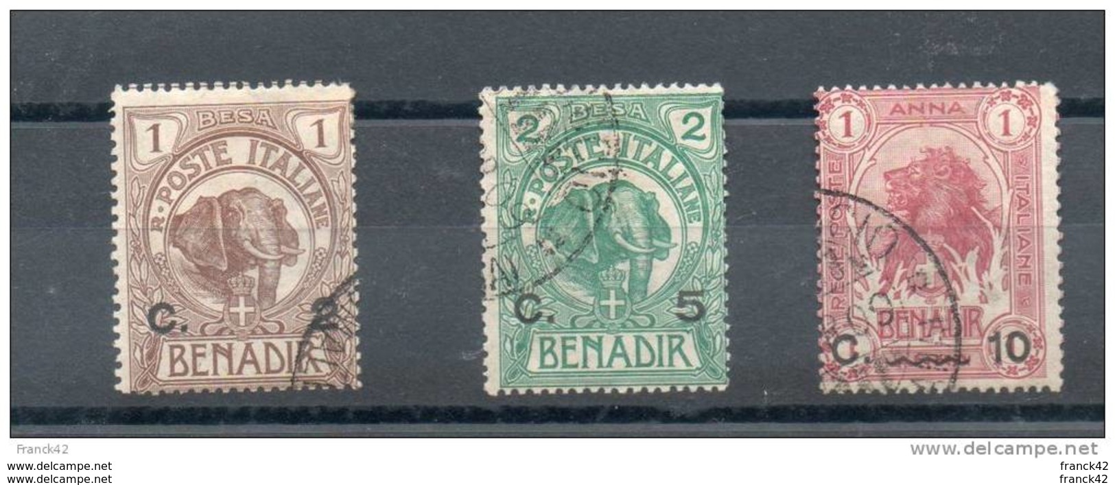 Colonies Italiennes. Benadir. Timbres Surchargés - Somalia