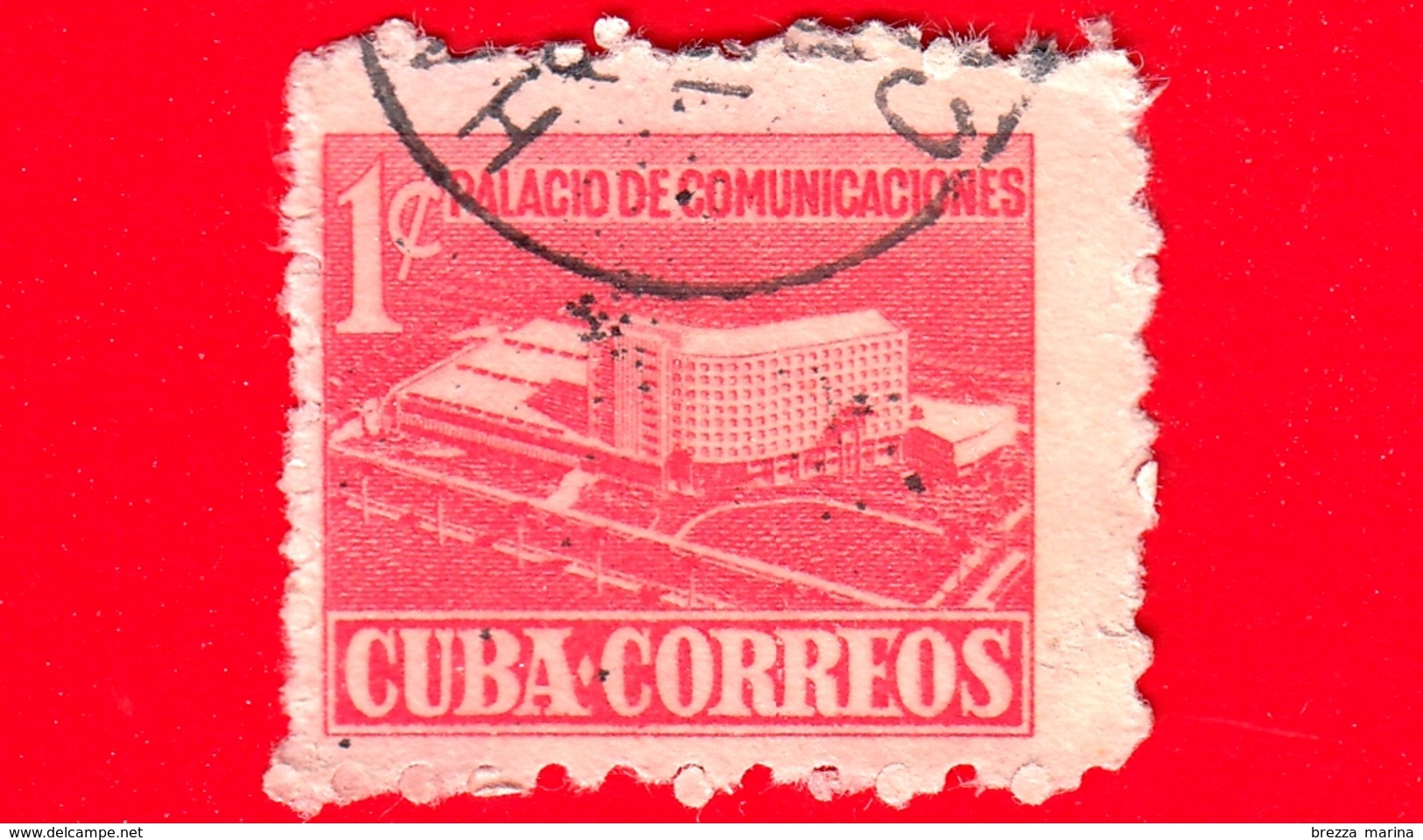 CUBA - Usato - 1957 - Tasse Postali - Palazzo Delle Comunicazioni - The Postal Ministry Building - 1 ¢ - Impuestos