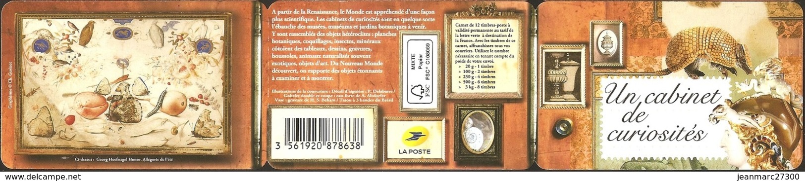 Bande Carnet Vide Bc1827 2020 Un Cabinet De Curiosités - Commemoratives