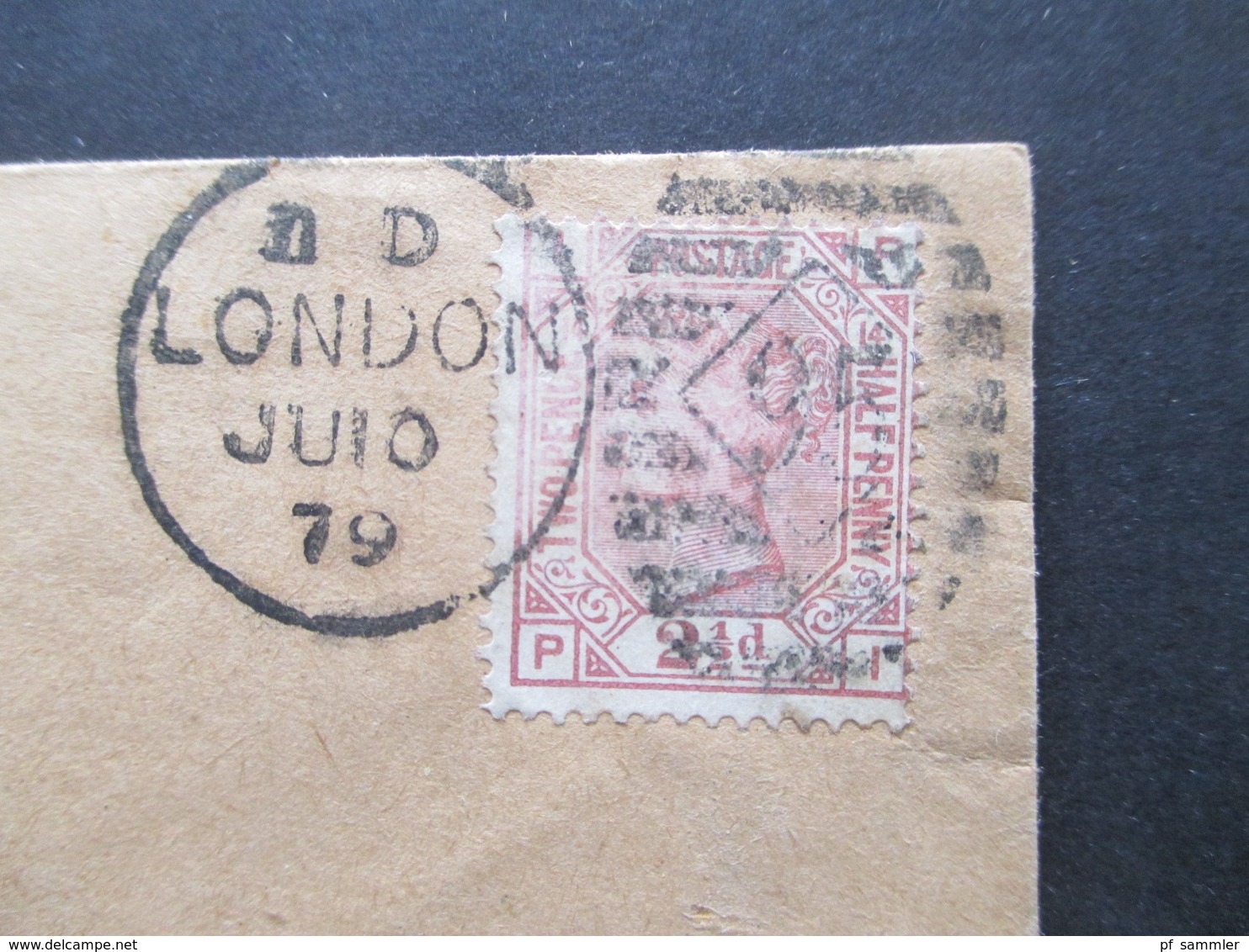 GB / England 1879 2 1/2d London Nach Wolfsberg Bei Schönlinde Stempel A.T. Katsch 29, Basinghall Street London - Brieven En Documenten