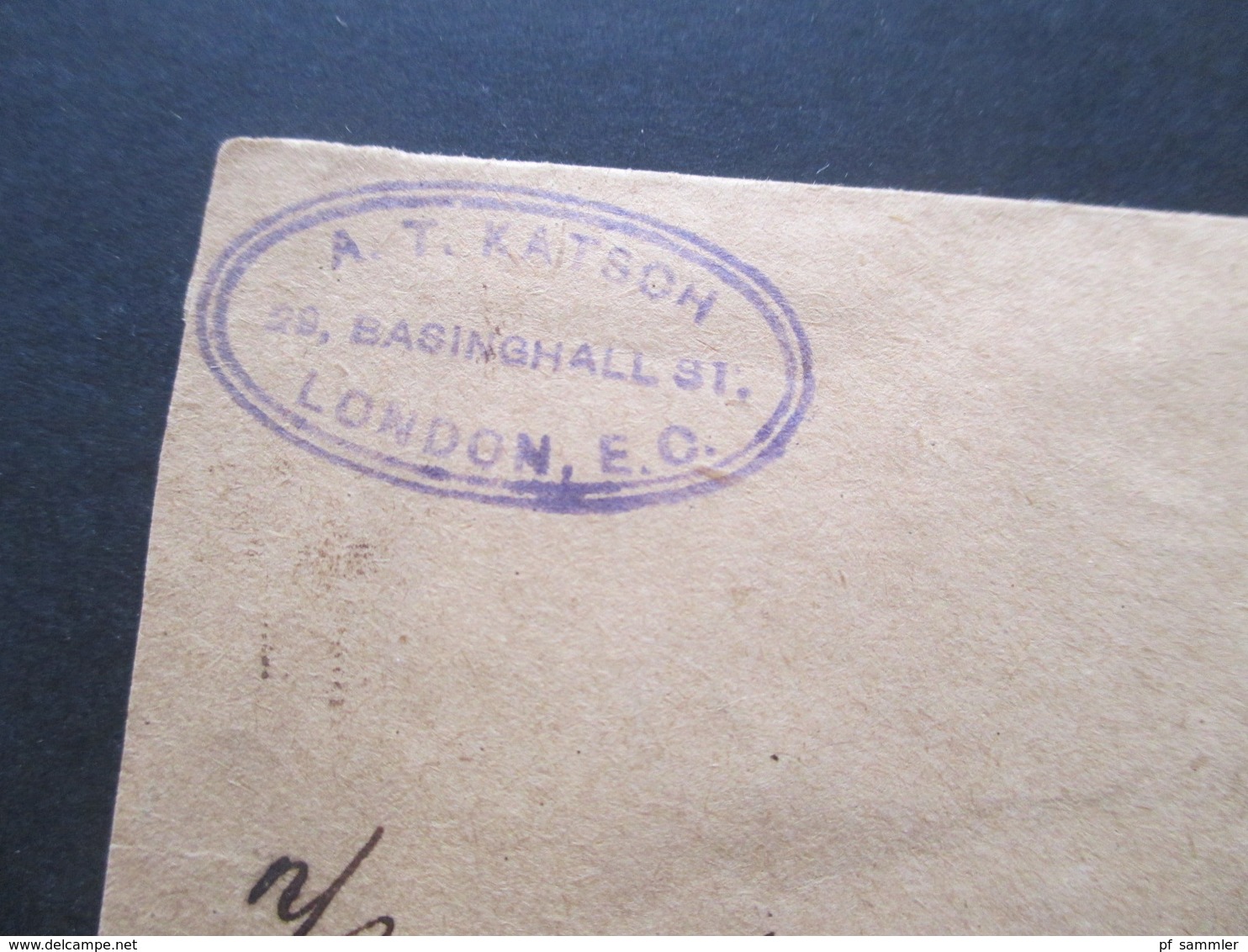 GB / England 1879 2 1/2d London Nach Wolfsberg Bei Schönlinde Stempel A.T. Katsch 29, Basinghall Street London - Briefe U. Dokumente