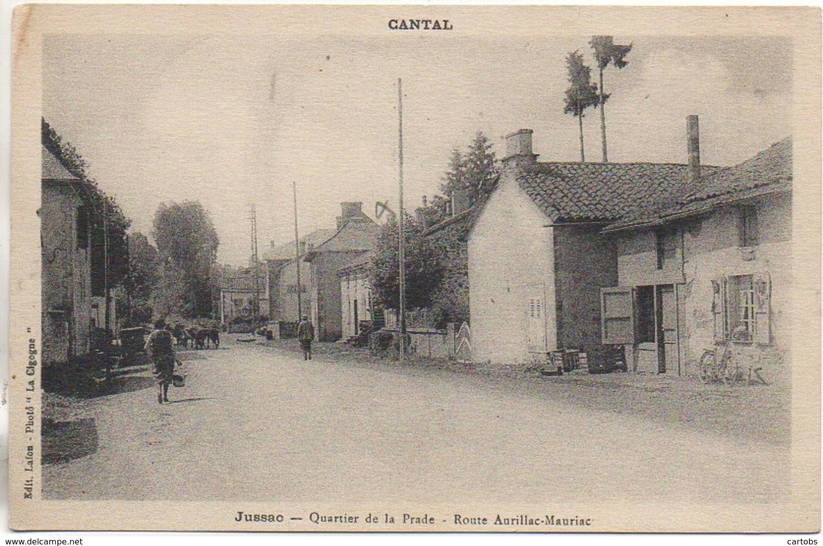 15 JUSSAC  Quartier De La Prade  - Route Aurillac-Mauriac - Jussac