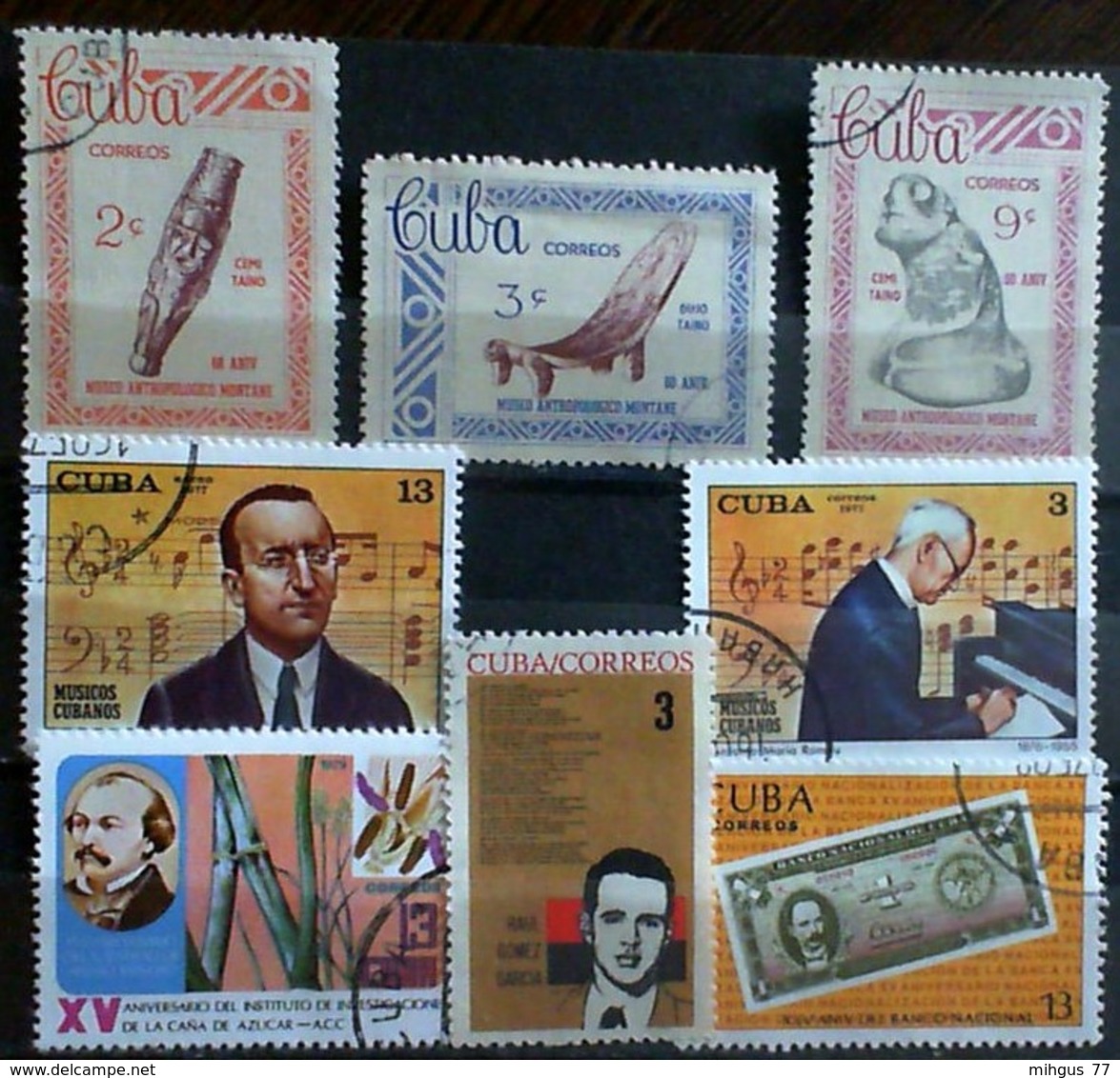 CUBA 1977-79 Meni Diferent Used Stamps - Collections, Lots & Séries