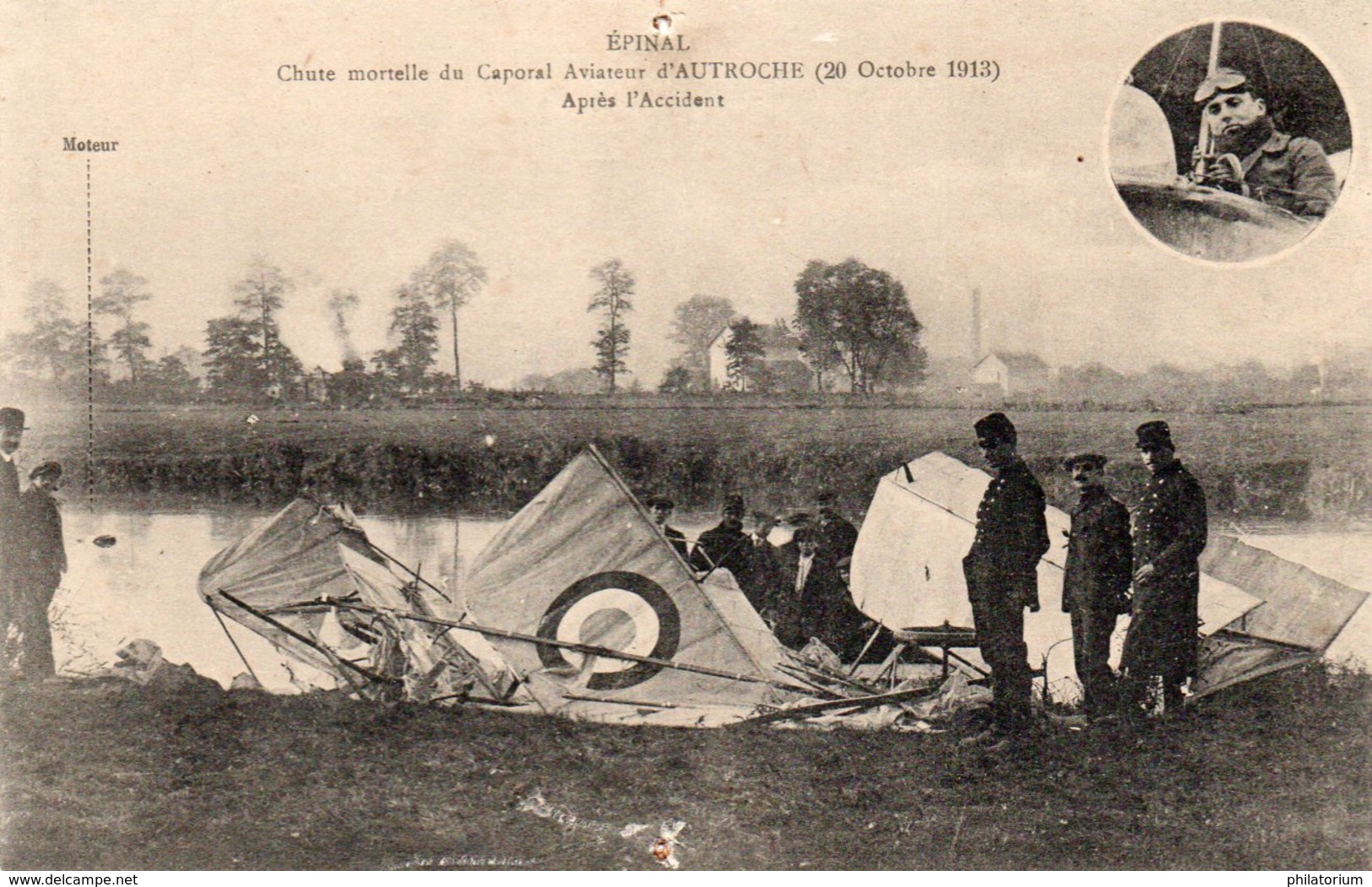 88  EPINAL CHANTRAINE Chute Mortelle Du Caporal Aviateur D' Autroche - Epinal