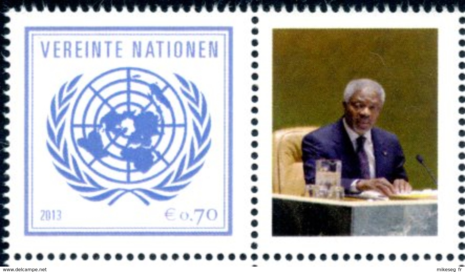 ONU Vienne 2013 - Détaché De Feuille De Timbres Perso - PANAMA -10 Years Of UNCAC Conférence Contre La Corruption ** - Neufs