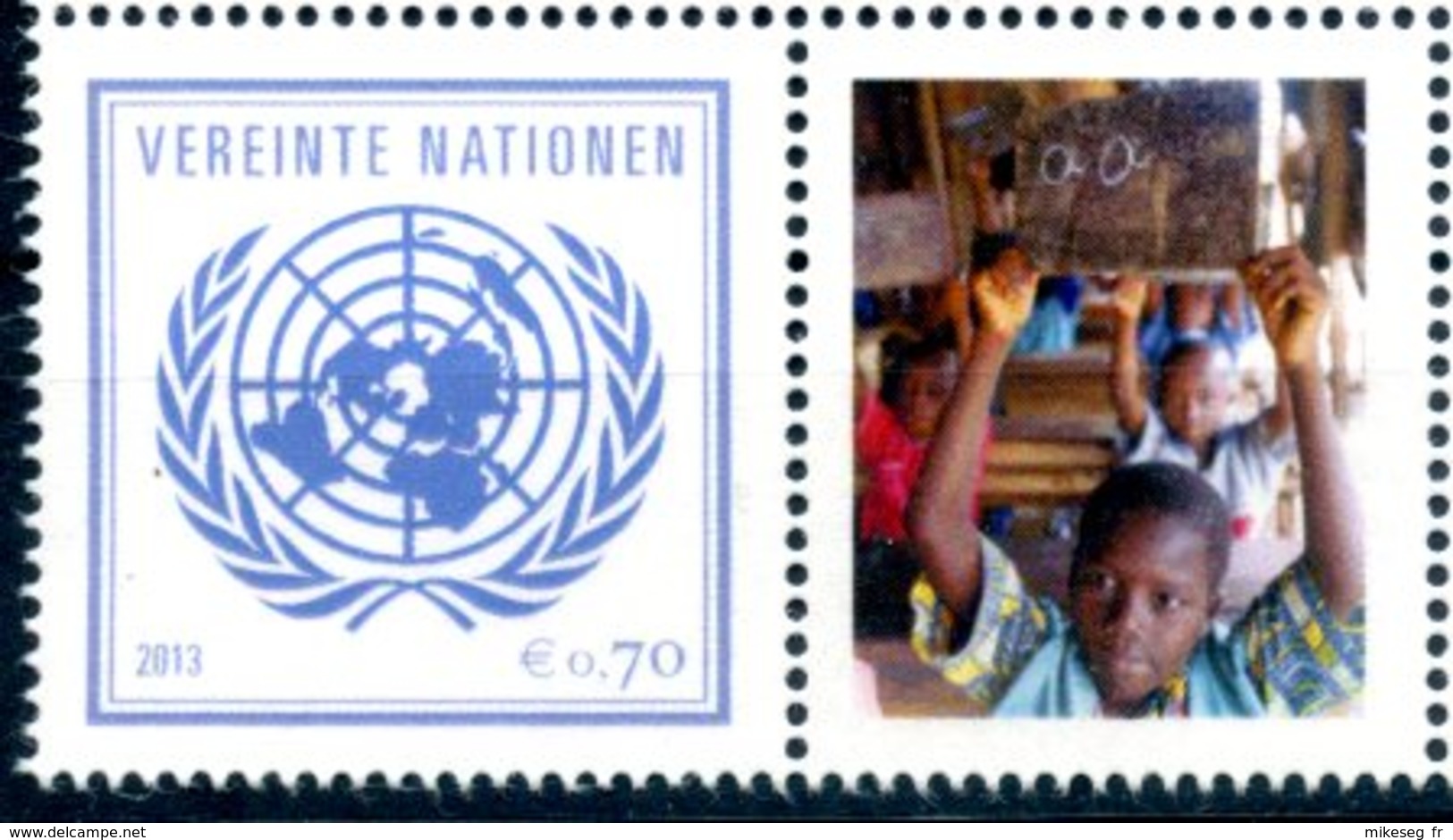 ONU Vienne 2013 - Détaché De Feuille De Timbres Perso - PANAMA -10 Years Of UNCAC Conférence Contre La Corruption ** - Neufs