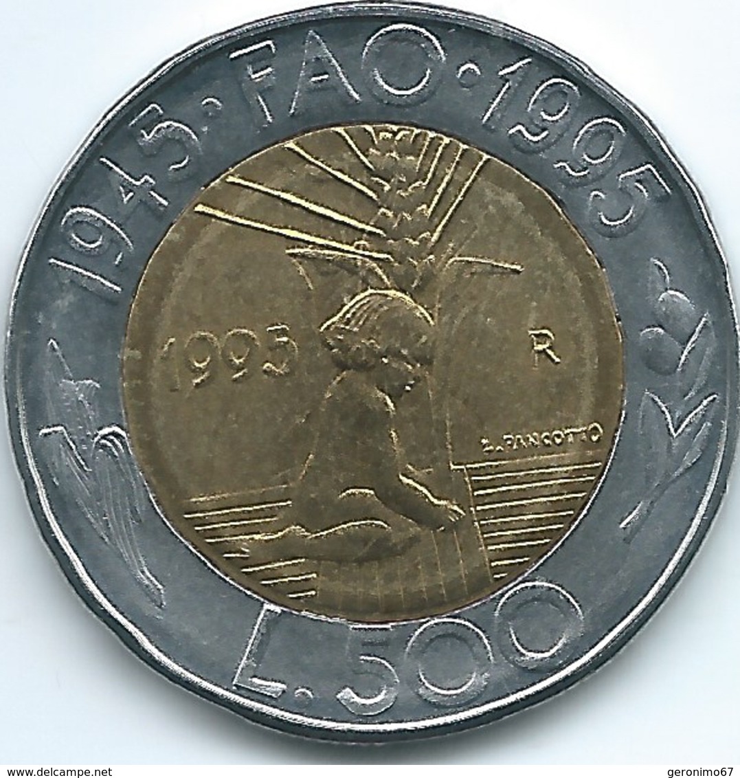 San Marino - 1995 - 500 Lira - KM330 - San Marino