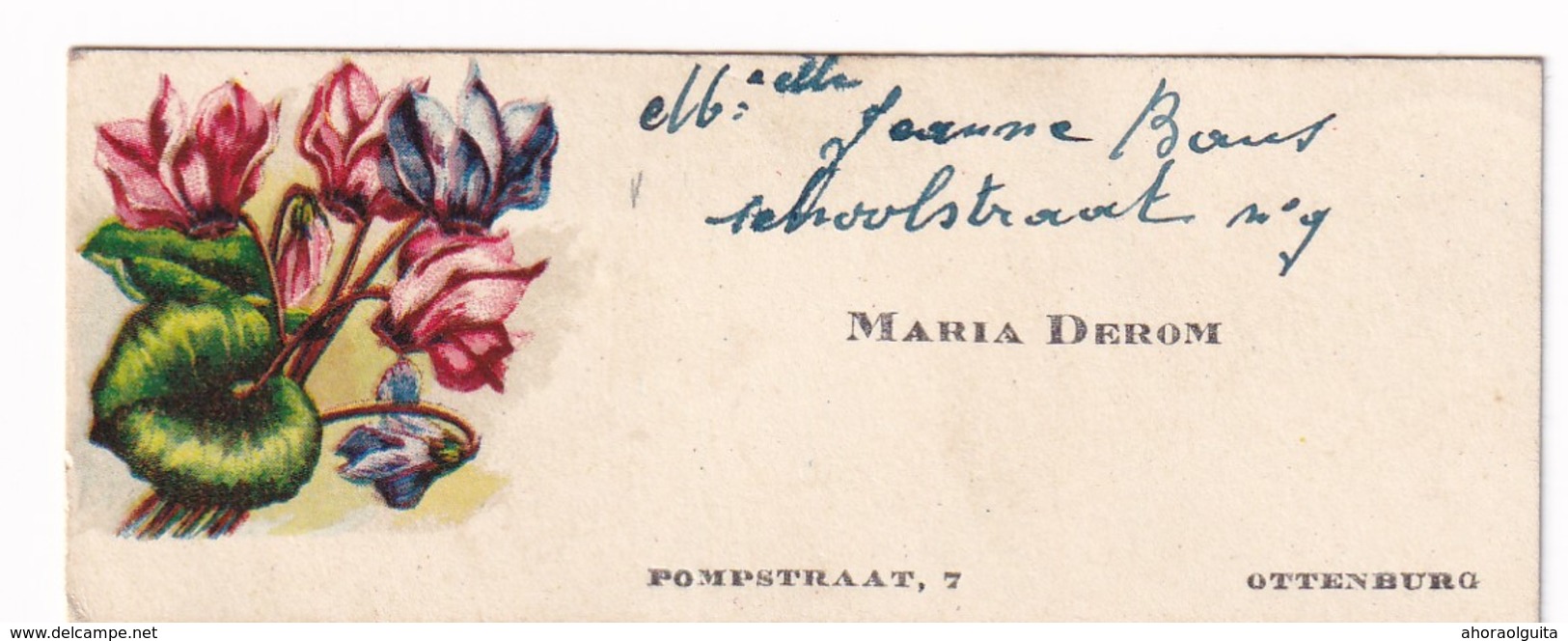 DDX 086 -- Enveloppe Carte De Visite TP Petit Sceau ST JORIS WEERT 1942 Vers MALEIZEN - Contenu Derom à OTTENBURG - 1935-1949 Small Seal Of The State