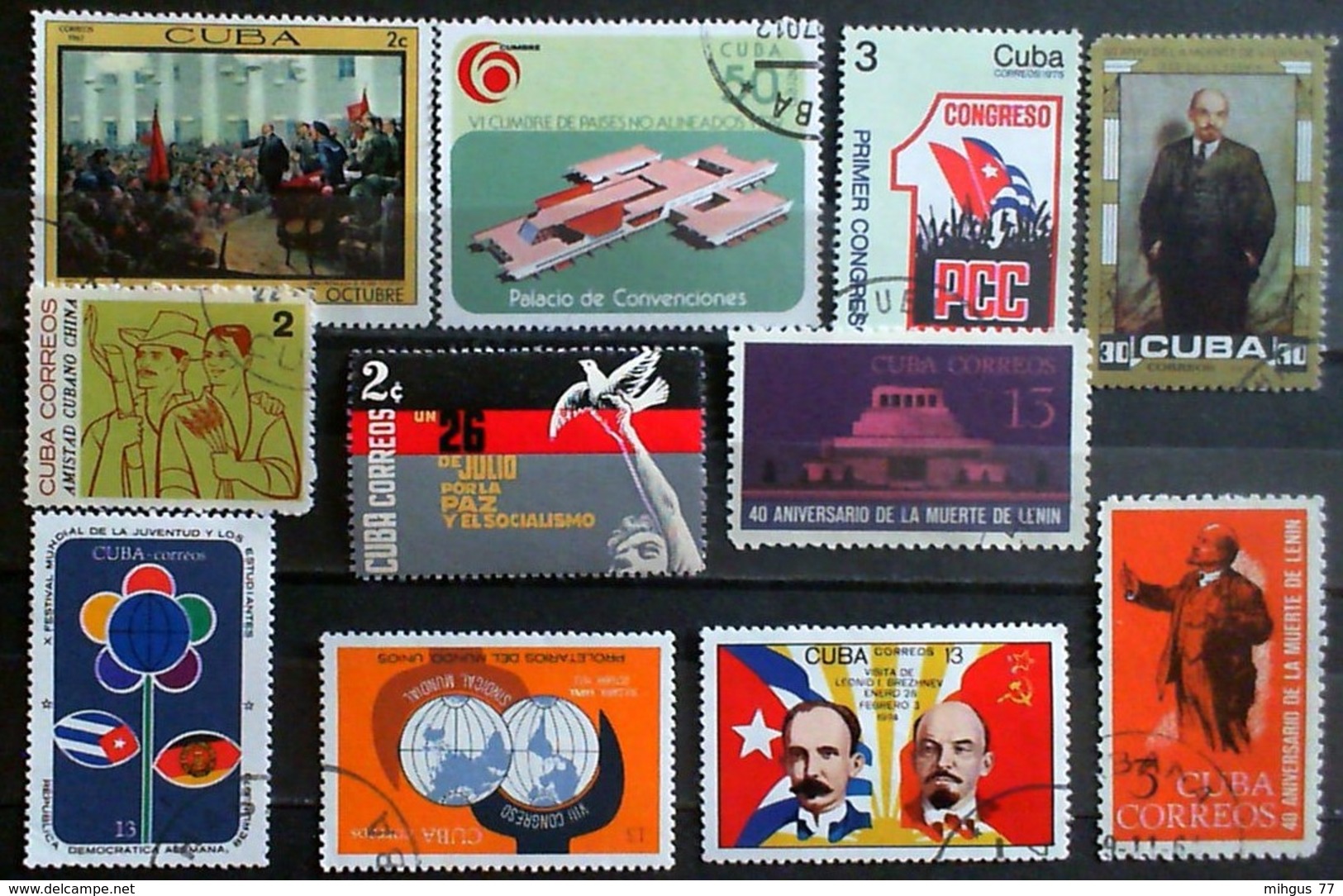 CUBA 1967-74 Many Diferent Used Stamps - Collections, Lots & Séries