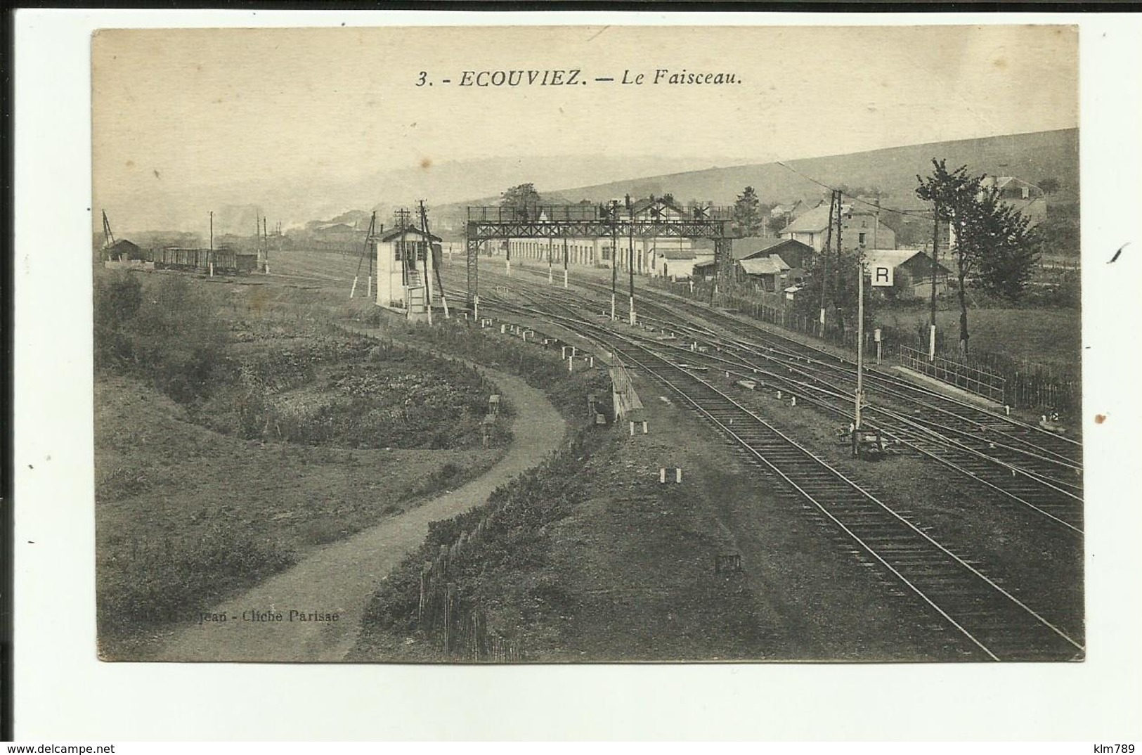 55 - Meuse - Ecouviez - Le Faisceau - Voies Ferrées - La Gare - - Autres & Non Classés