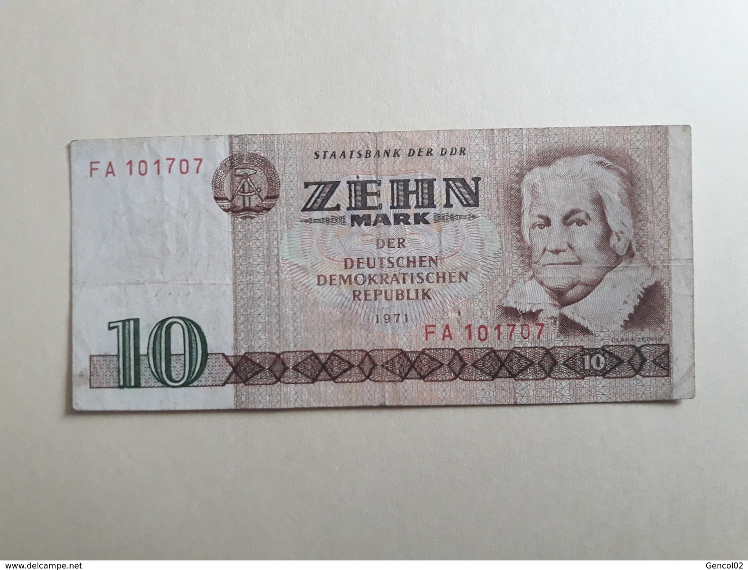 10 Zehn Mark 1971 - 10 Mark