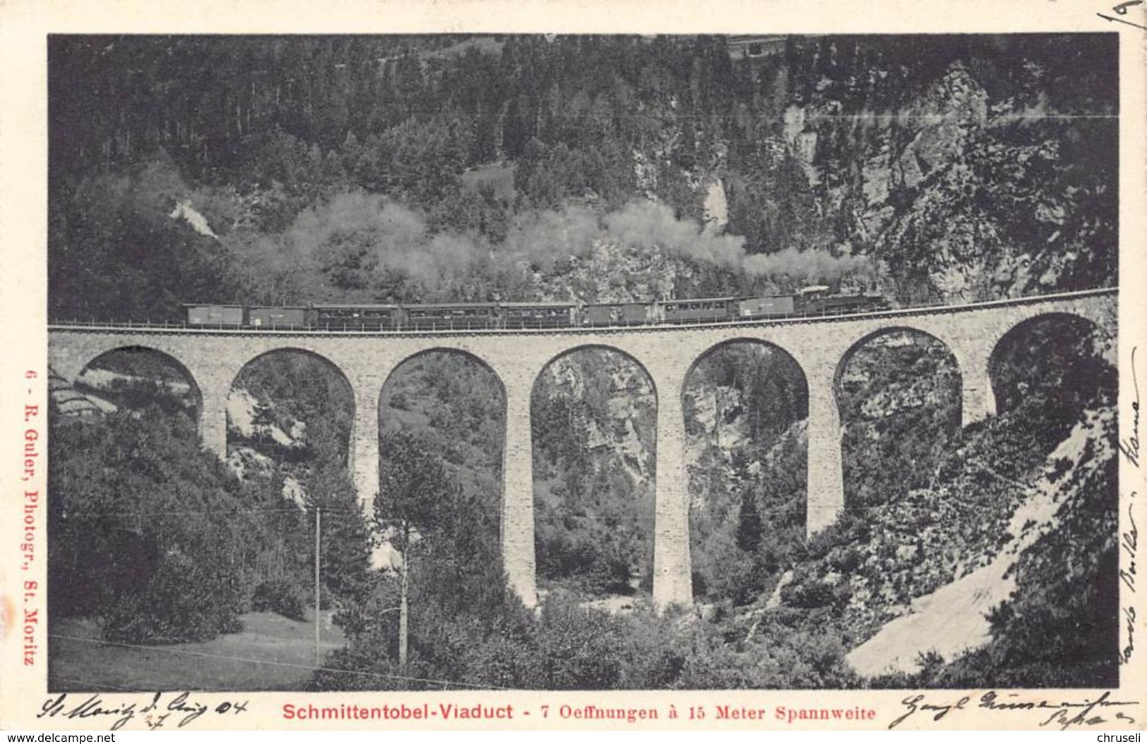 Albulabahn Schmittentobel Viaduct - Schmitten