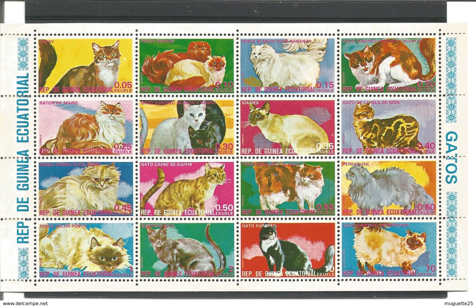 CHATS Lot De 50 Timbres Environ Bon état Neufs Et Oblitérés - Chats Domestiques