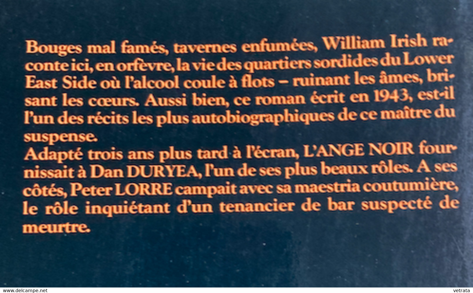 13 livres de William Irish en collection de poche (Presses-Pocket/Rivages/Club des masques/Folio & Série Noire)