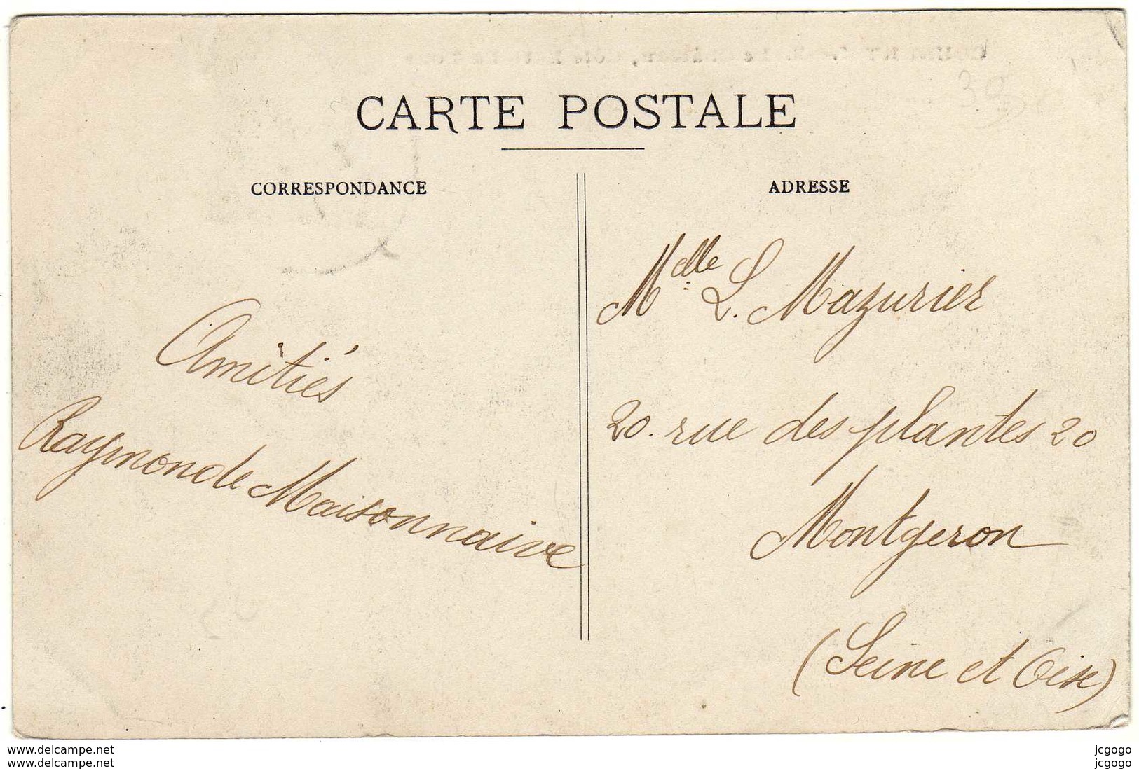 COUBERT Le Château, Côté Est. La Tour. Carte écrite En 1913. TBE - Sonstige & Ohne Zuordnung