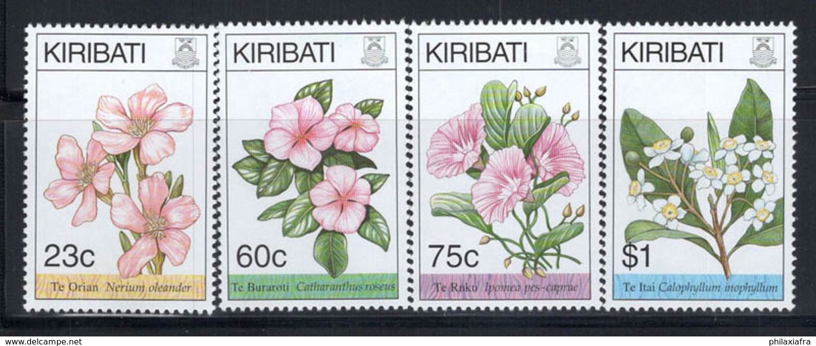 Kiribati 1994 Mi. 690-693 Neuf ** 100% Fleurs - Kiribati (1979-...)