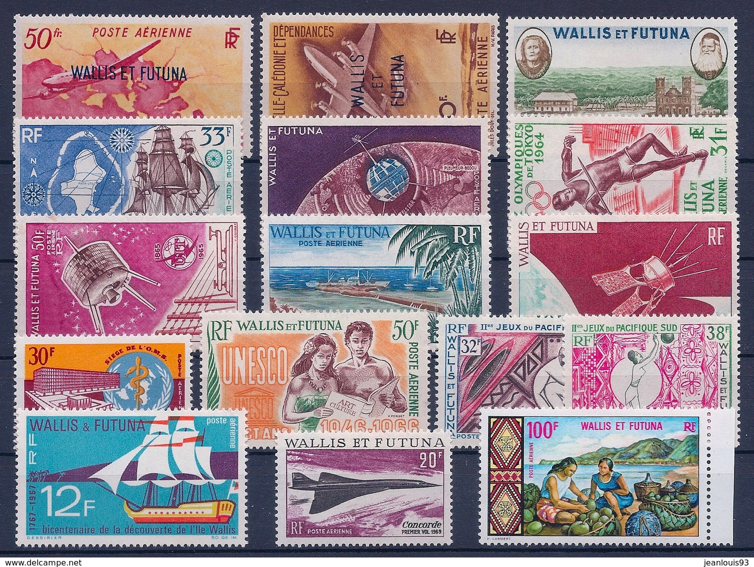 WALLIS ET FUTUNA - LOT TIMBRES PA NEUF* COTE 160 EUR - Lots & Serien