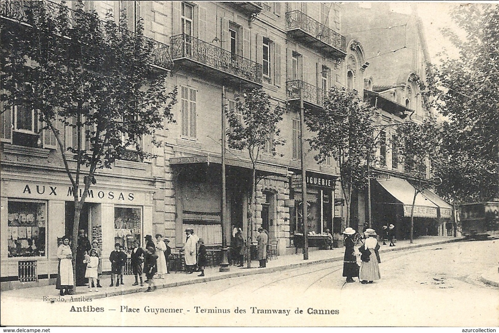 PLACE GUYNEMER . TERMINUS TRAMWAYS DE CANNES - Otros & Sin Clasificación