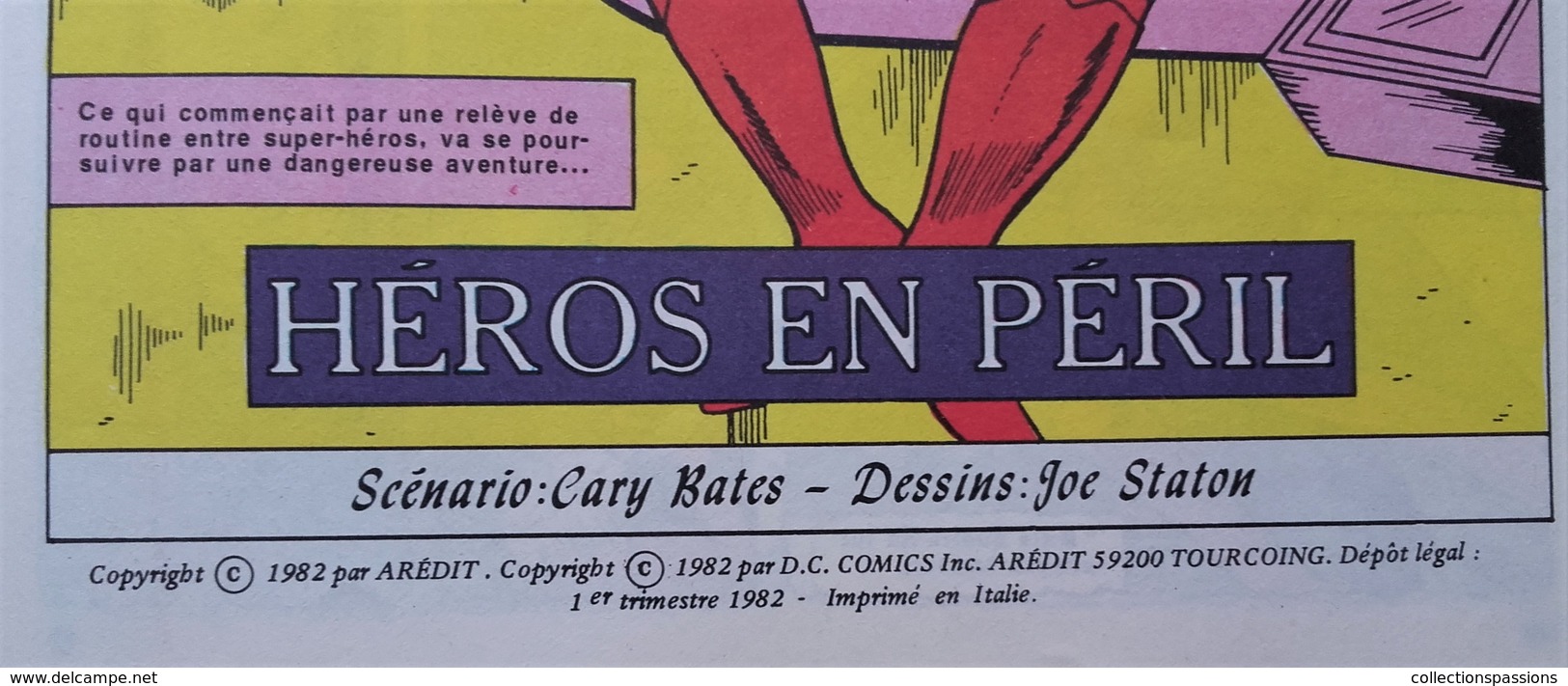 BD - ATOM AVEC SUPERMAN - Heros En Péril - EO 1982 - - Superman