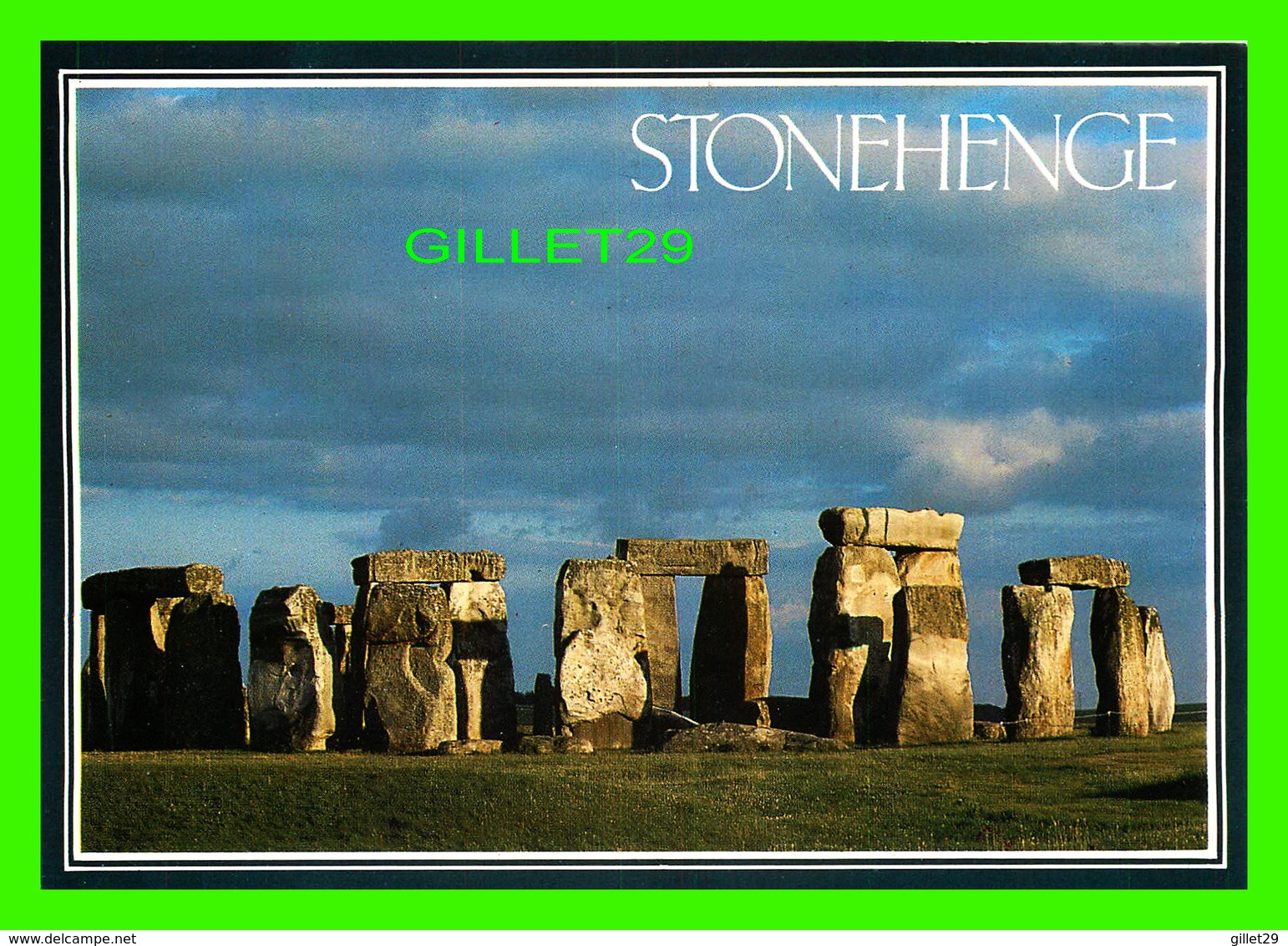 STONEHENGE, UK - PHOTOGRAPHY SUPPLIED BY BRUCE COLEMAN LIMITED - J. ARTHUR DIXON LTD - - Stonehenge