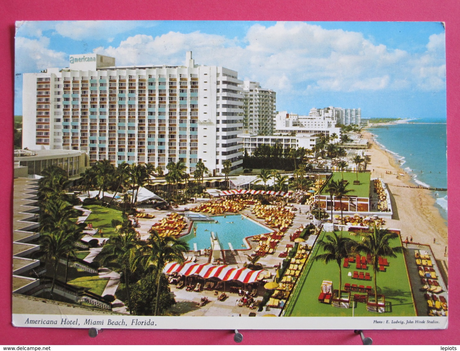 Visuel Pas Très Courant - Etats Unis - Floride - Miami Beach - Americana Hotel - Recto Verso - Miami Beach