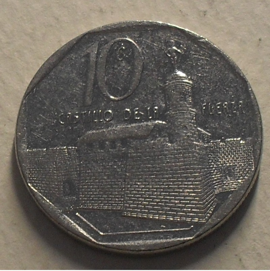 1994 - Cuba - 10 CENTAVOS, Castillo De La Fuerza, KM 576.1 - Kuba