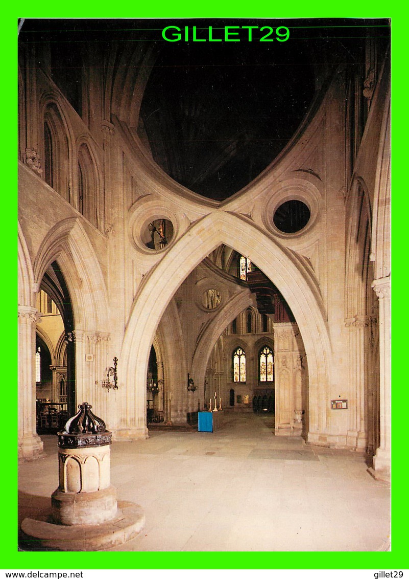 WELLS, UK - CATHEDRAL OF WELLS - THE FRONT AND INVERTED ARCHES - J. ARTHUR DIXON LTD - - Wells