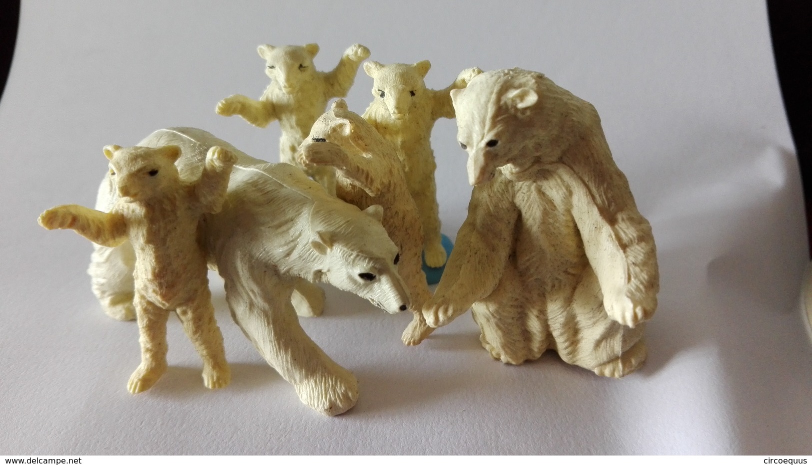 Britains Polar Bears Ours Polaires Blancs 6x - Sonstige & Ohne Zuordnung