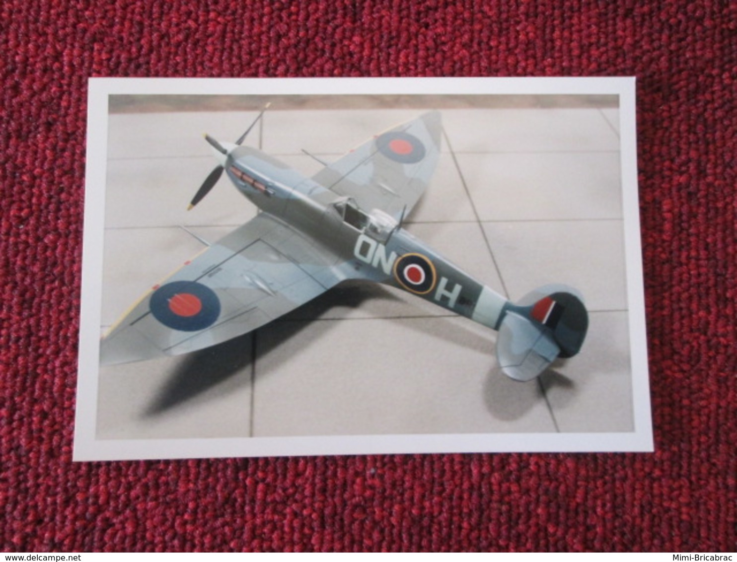 CAGI3 Format Carte Postale Env 15x10cm : SUPERBE (TIRAGE UNIQUE) PHOTO MAQUETTE PLASTIQUE 1/48e SPITFIRE MK VI ROYAL AIR - Vliegtuigen