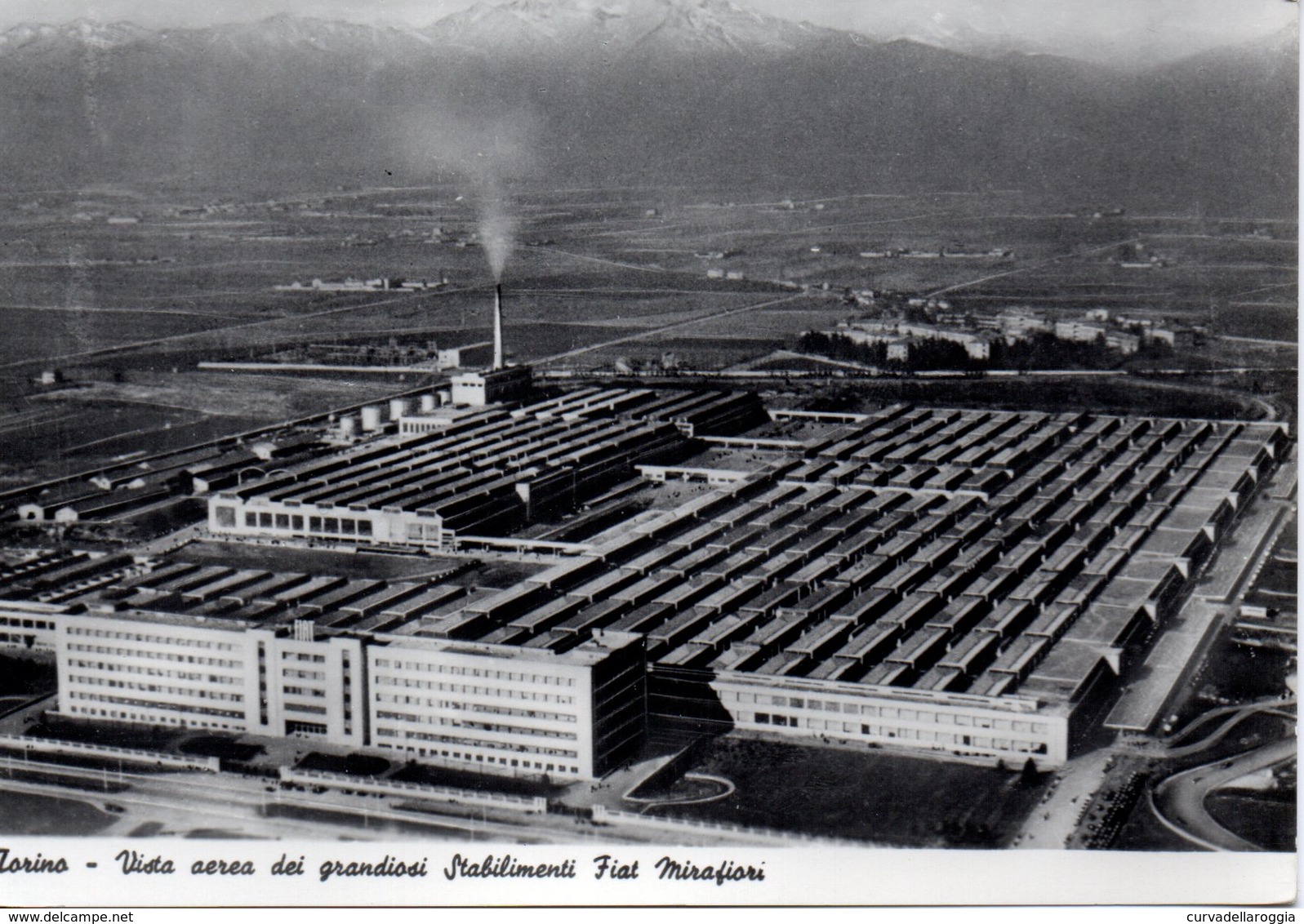 PIEMONTE - TORINO - LO STABILIMENTO FIAT MIRAFIORI DALL'ALTO - N 3/198 - Altri Monumenti, Edifici