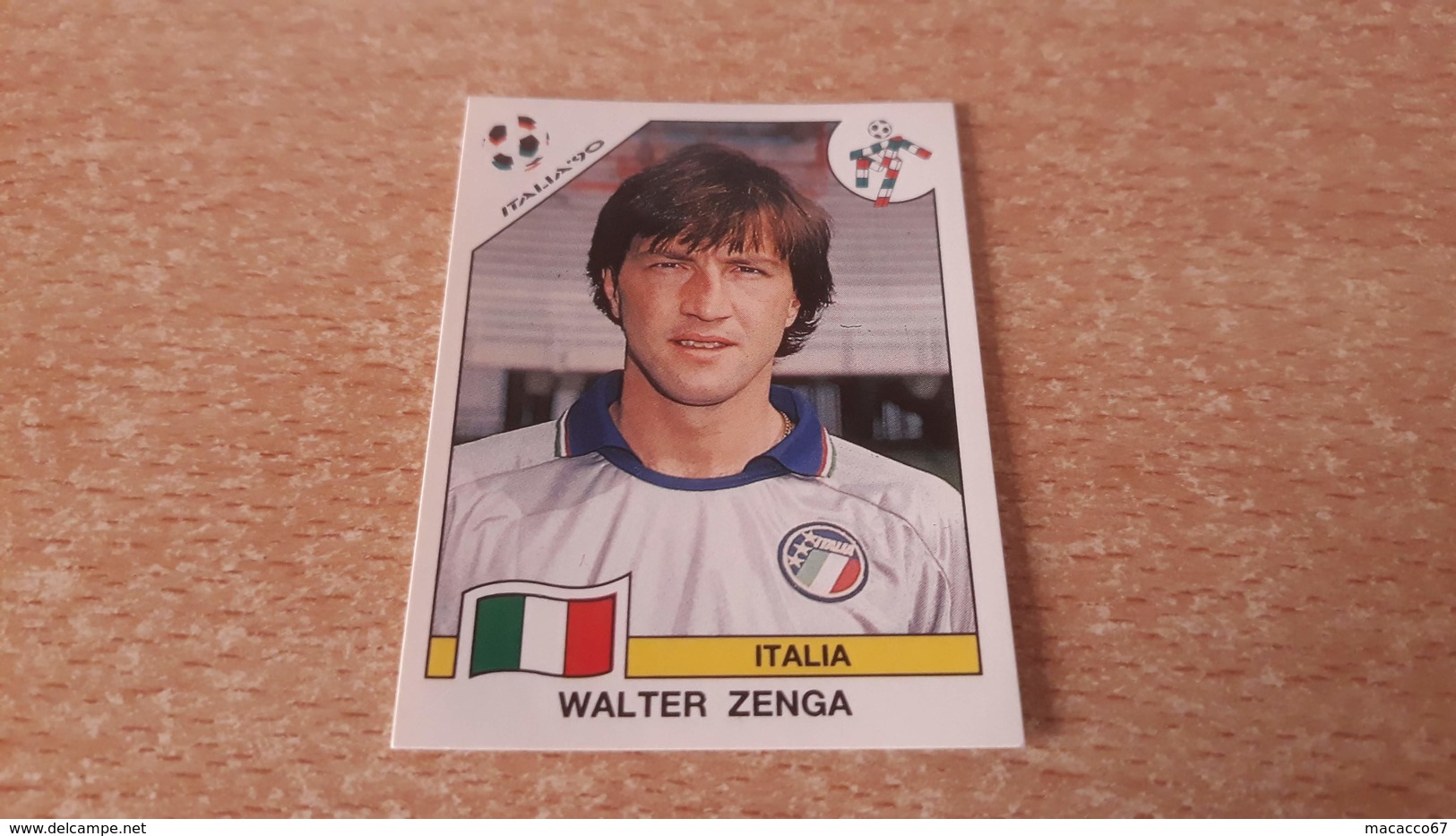 Figurina Panini WM Italia 90 - 039 Zenga Italia - Italienische Ausgabe