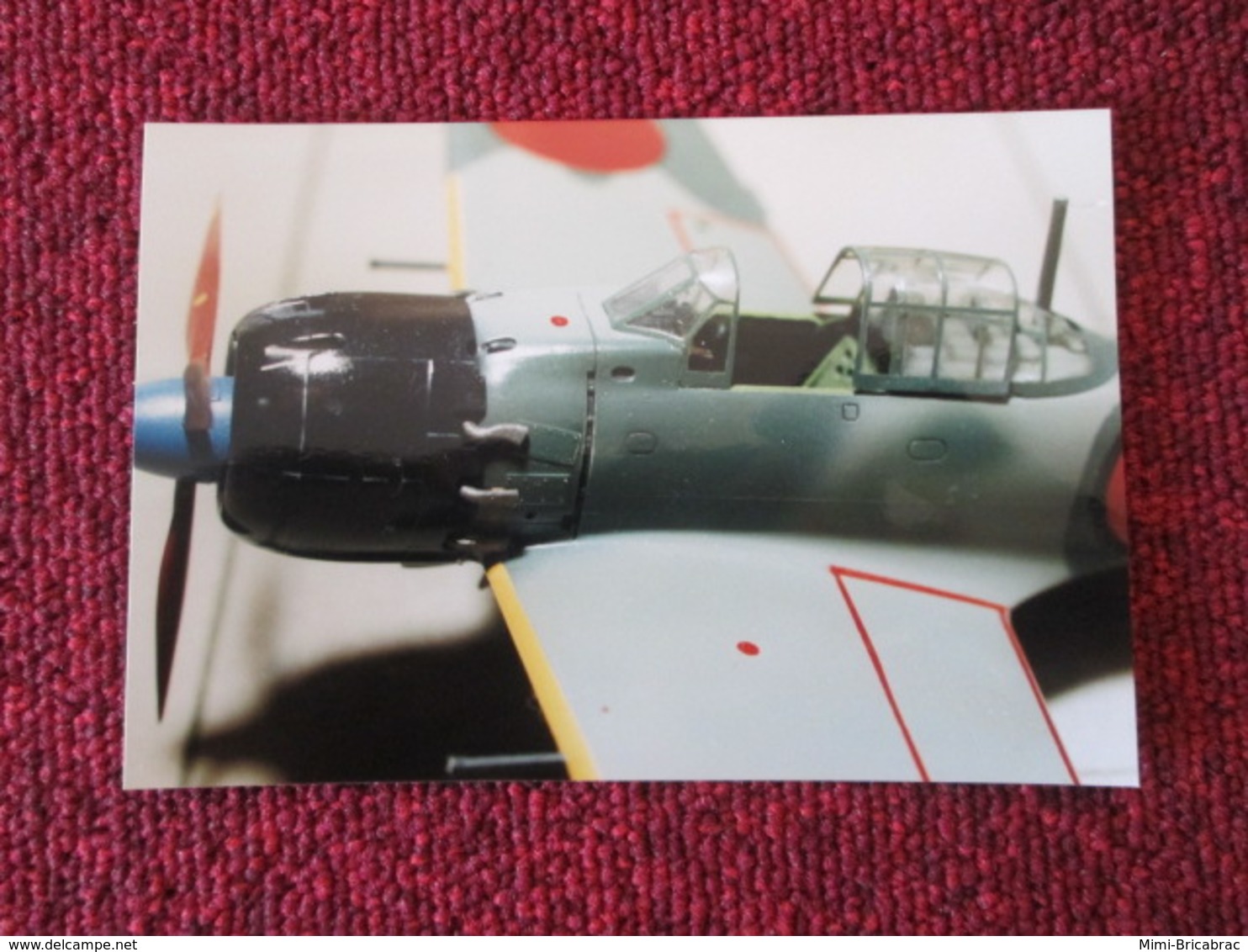 CAGI3 Format Carte Postale Env 15x10cm : SUPERBE (TIRAGE UNIQUE) PHOTO MAQUETTE PLASTIQUE 1/48e AVION JAP'  ZERO-SEN - Vliegtuigen