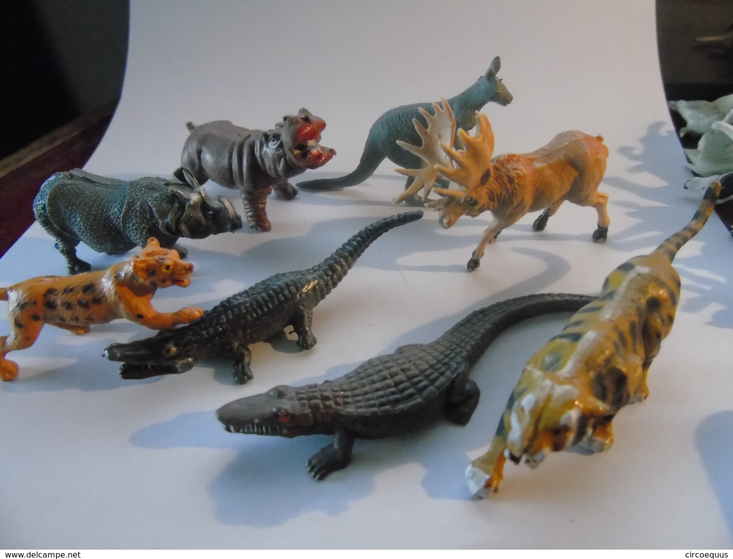 Set Circus Cirque Zoo Hippo Rhino Crocodiles Tigre Tiger 8 Diff.... - Otros & Sin Clasificación