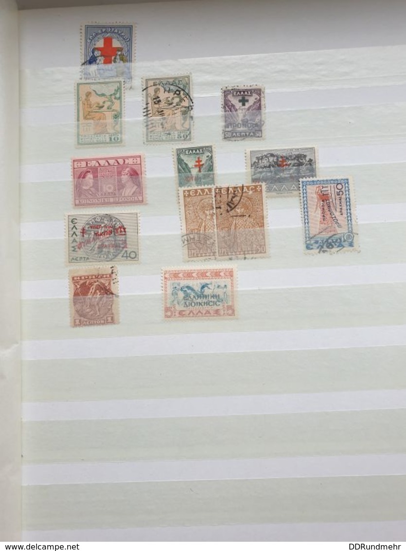 Album Griechenland 1896 bis 2005 gestempelt o sehr viele Briefmarken alles fotografiert!