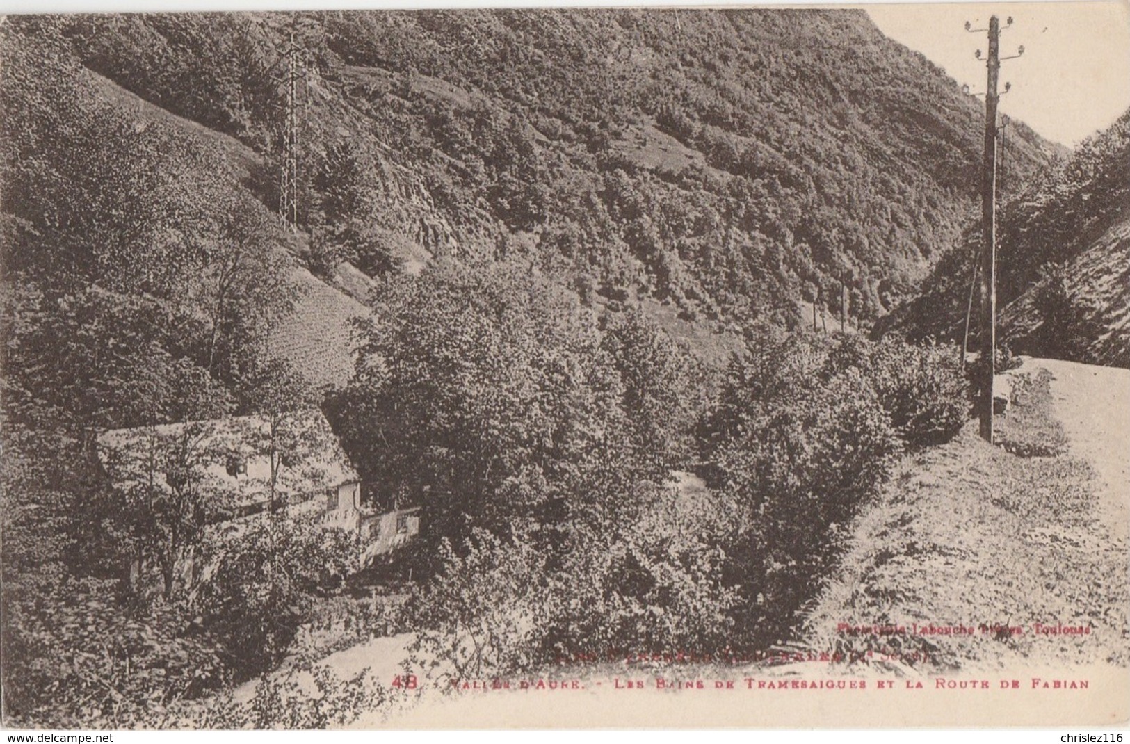 Vallée D'AURE Les Bains De TRAMEZAIGUES Et Route De FABIAN - Vielle Aure