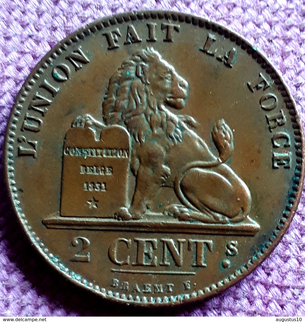 BELGIUM : 2 CENTIMES 1870 FR KM 35.1 HIGH GRADE - 2 Cent