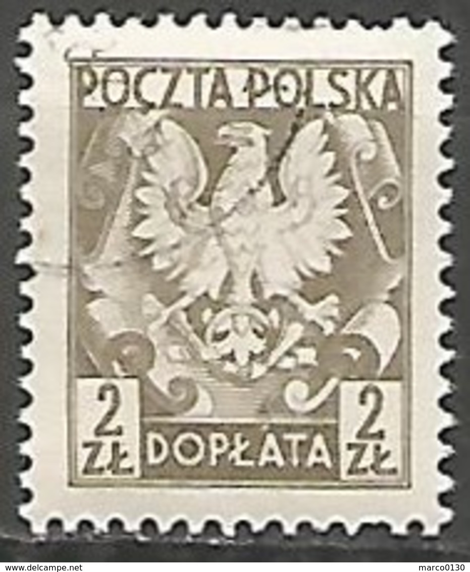 POLOGNE / TAXE N° 147 OBLITERE - Postage Due