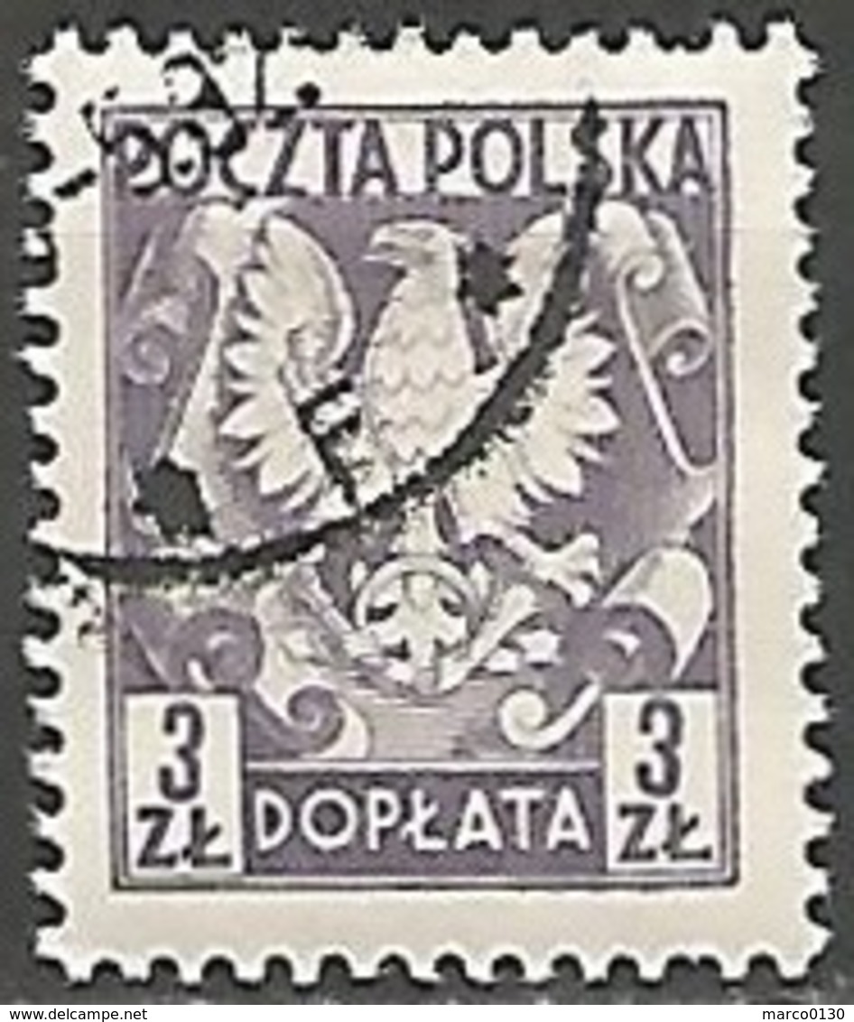 POLOGNE / TAXE N° 148 OBLITERE - Postage Due