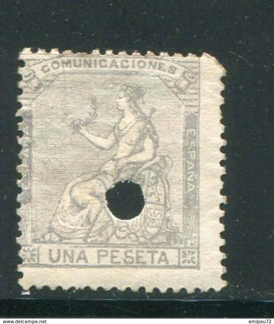 ESPAGNE- Y&T N°137- Neuf Avec Charnière * (télégraphe) - Unused Stamps